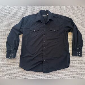Stetson Men's Classic Western Black Shirt